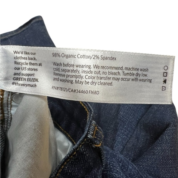 Eileen Fisher denim jeanss women’s size 6 excellentt condition softly worn in - Picture 4 of 5